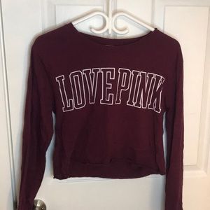 Burgundy Pink long sleeve